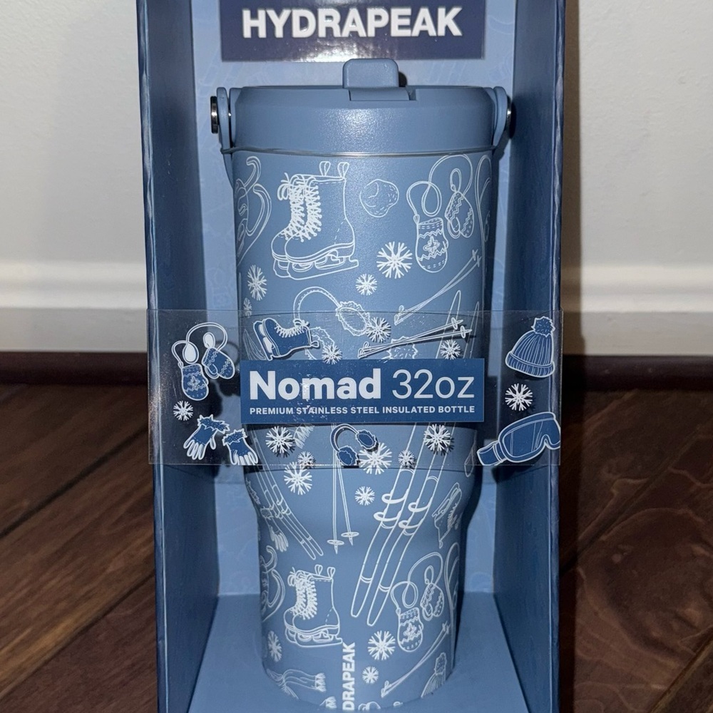 Limited Edition Hydrapeak Nomad 32oz Insulated Tumbler - Ice Skate, Ski, Winter